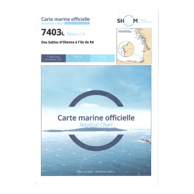 Shom L - 7403L - Des Sables d'Olonne à l'île de Ré