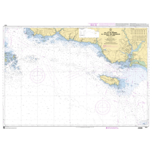 Shom C - 7031 - De l'île de Penfret au Plateau des Birvideaux - Abords de Lorient