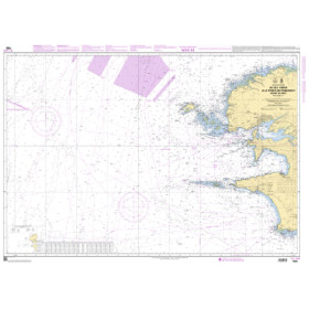 Shom C - 7066 - INT 1800 - De l'Île Vierge à la Pointe de Penmarc'h - Abords de Brest