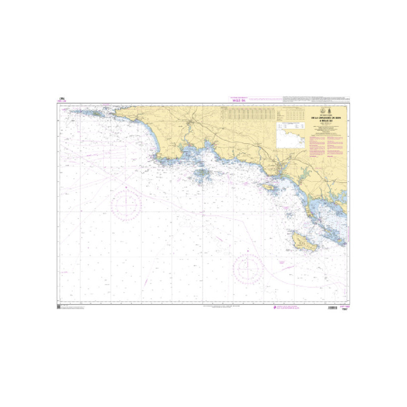 Shom C - 7067 - De la Chaussée de Sein à Belle-Ile
