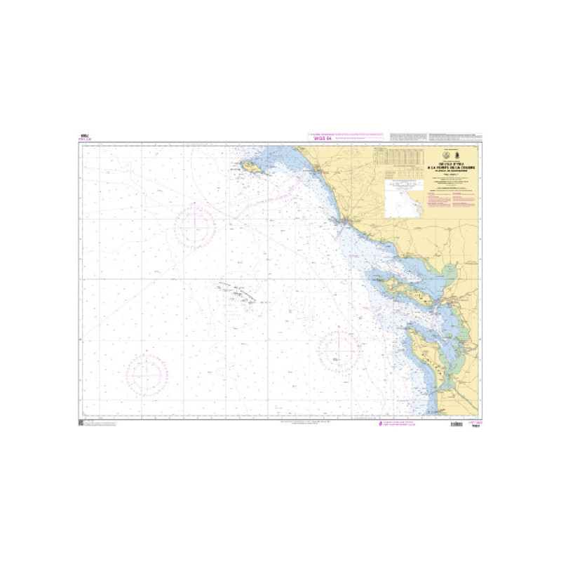 Shom C - 7069 - De l'île d'Yeu à la Pointe de la Coubre - Plateau de Rochebonne