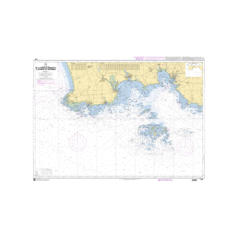 Shom C - 7146 - De la Pointe de Penmarc'h à la Pointe de Trévignon