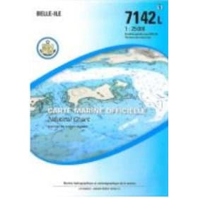 Shom L - 7142L - carte marine - Belle-Ile