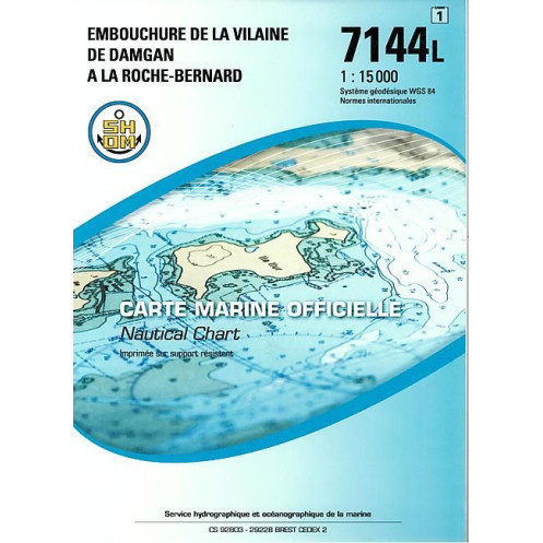 Shom L - 7144L - Embouchure de la Vilaine - De Damgan à La Roche-Bernard