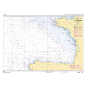 Shom C - 7211 - Golfe de Gascogne - De Brest à Cabo Finisterre