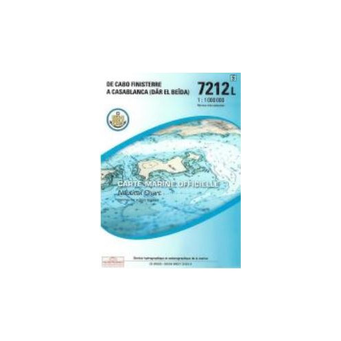 Shom L - 7212L - carte marine - De Cabo Finisterre à Casablanca (Dâr el Beïda)