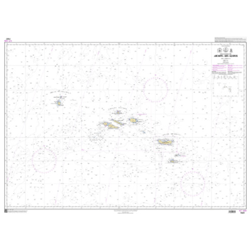 Shom C - 7327C - nautical chart - Azores Archipelago