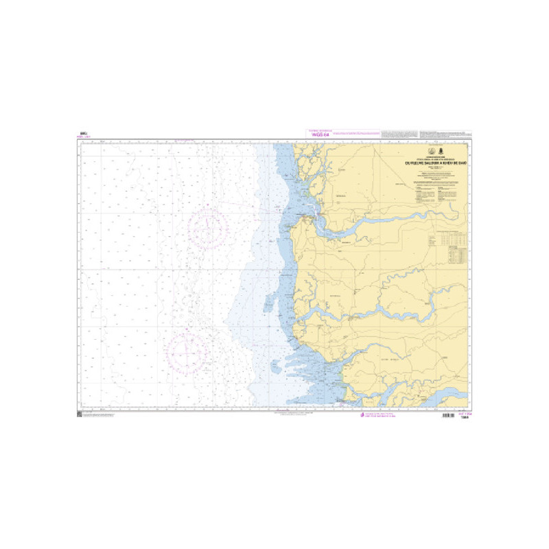 Shom C - 7389 - Du fleuve Saloum à Ilhéu de Caio