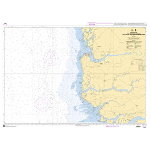 Shom C - 7389 - Du fleuve Saloum à Ilhéu de Caió