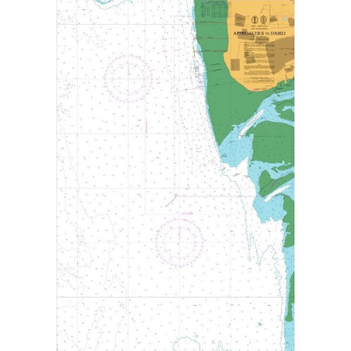 Indian National Hydrographic Office - IN2082 - Approaches to Dahej