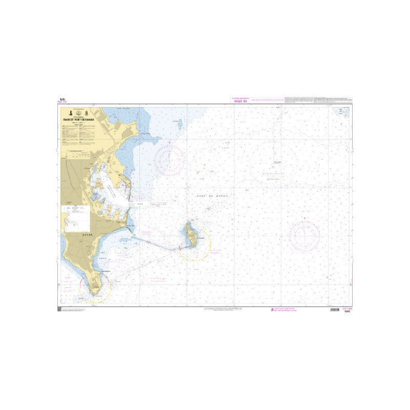 Shom C - 7570 - Rade et Port de Dakar