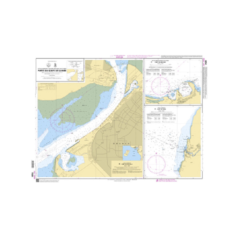 Shom C - 7580 - Ports du Golfe de Guinée