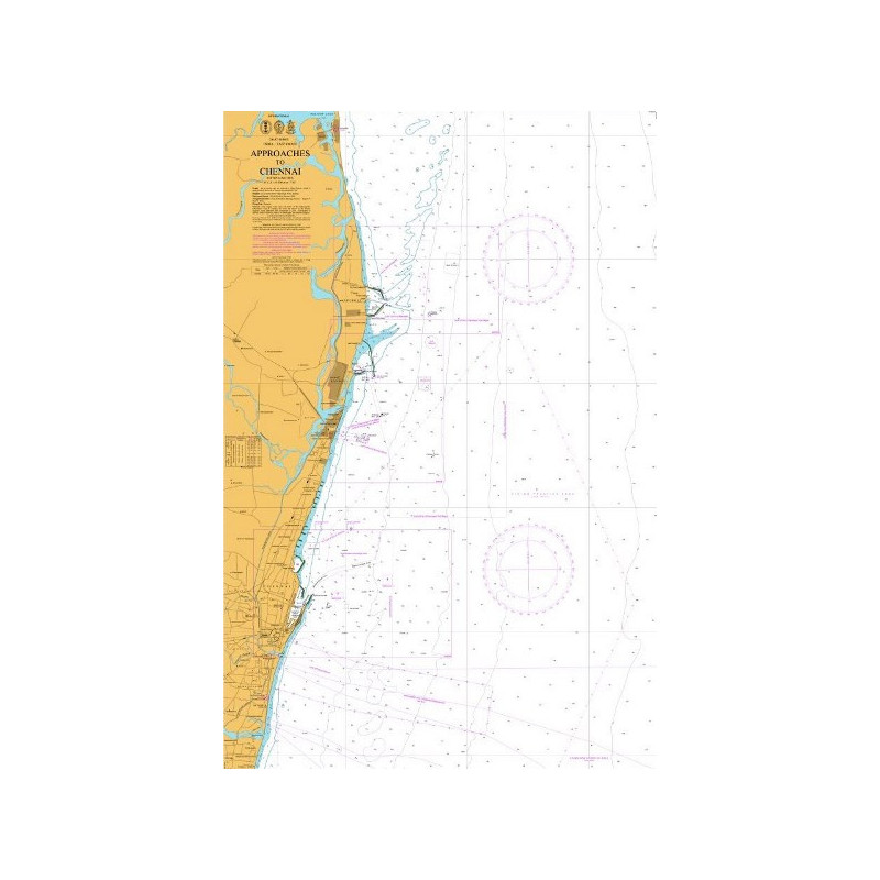 Indian National Hydrographic Office - IN3001 - Approaches to Chennai