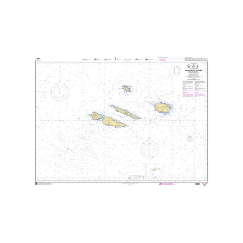 Shom C - 7605 - Archipel des Açores - Groupe Central