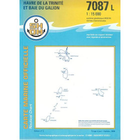 Shom L - 7087L - Havre de la Trinité et Baie du Galion