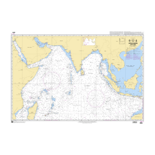 Shom C - 6884 - Océan Indien - Partie Nord Shom C - 6884 - Océan Indien - Partie Nord