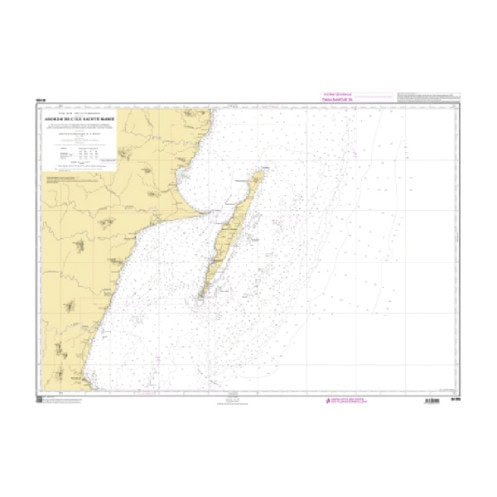 Shom C - 6155 - Abords de l'île Sainte-Marie