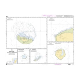 Shom C - 6643 - Iles et récifs du canal de Mozambique