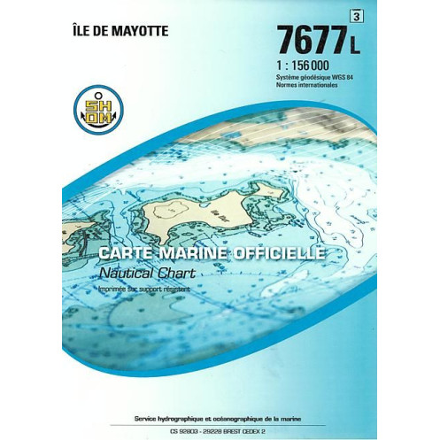 Shom L - 7677L - Île de Mayotte Shom L - 7677L - Île de Mayotte