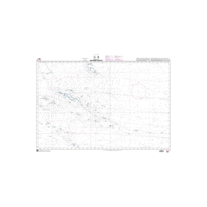 Shom C - 6607 - Polynésie Sud-Est