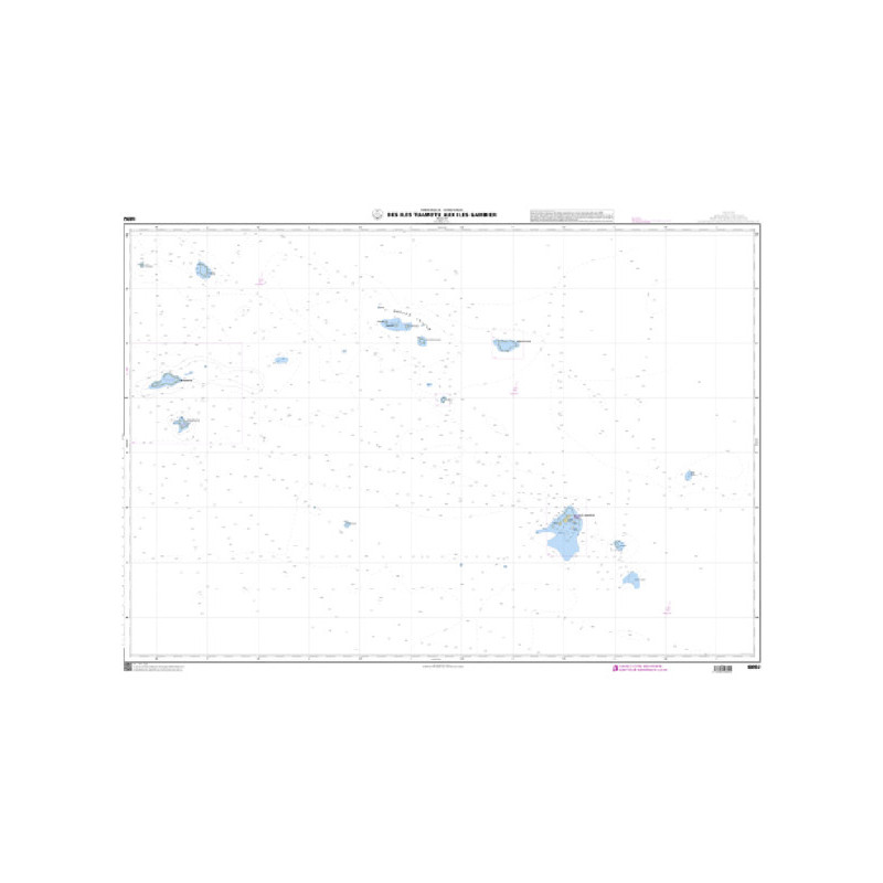 Shom C - 6692 - Des îles Tuamotu aux îles Gambier