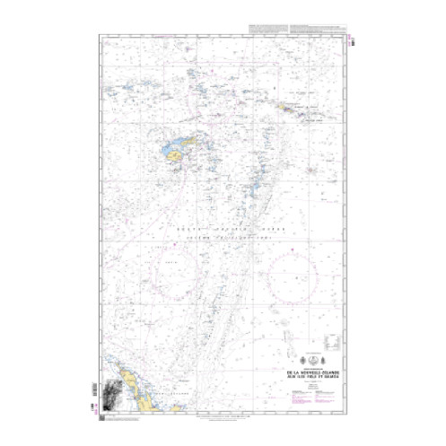 Shom C - 6817 - De la Nouvelle-Zélande aux îles Fidji et Samoa