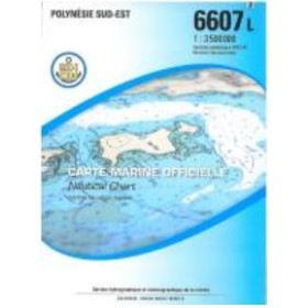 Shom L - 6607L - INT 607 - Polynésie Sud-Est