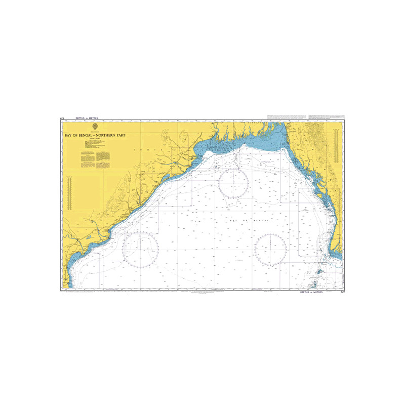 Indian National Hydrographic Office - IN31 - Bay of Bengal - Northern Portion (Krishnapatnam to Bassein River)