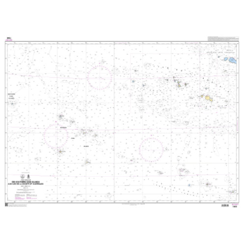 Shom C - 7369 - Des Southern Cook Islands aux Iles de la Société et Australes