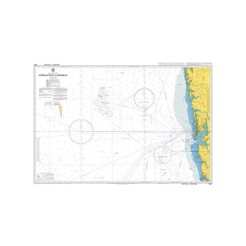 Indian National Hydrographic Office - IN255 - Approaches to Mumbai (Bombay)