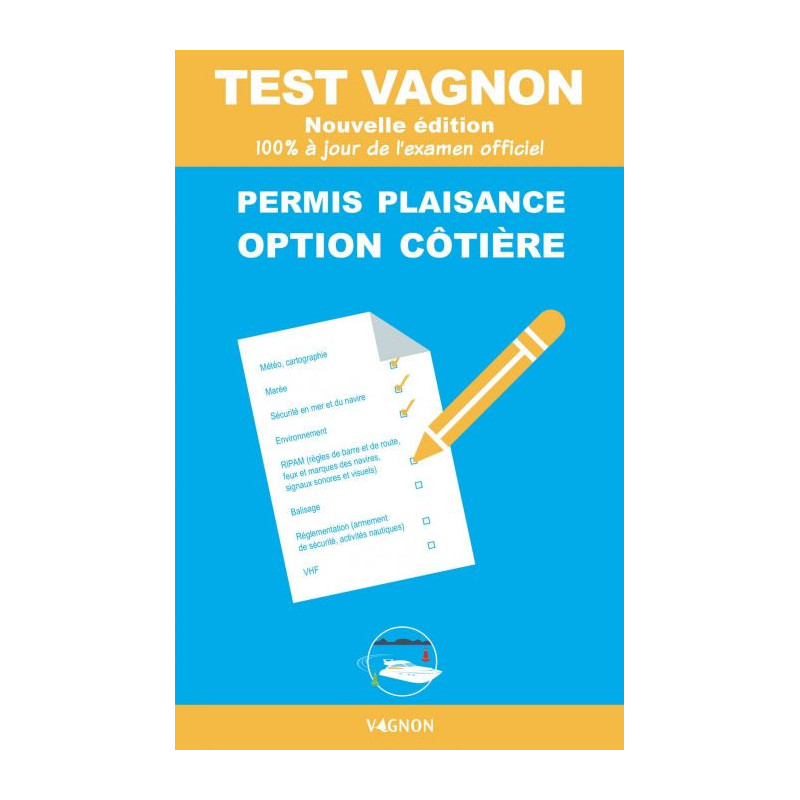 Code Vagnon - Test permis plaisance option côtière