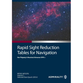Admiralty - NP303(1) - Rapid Sight Reduction Tables Volume 1, Selected Stars [Epoch 2020]