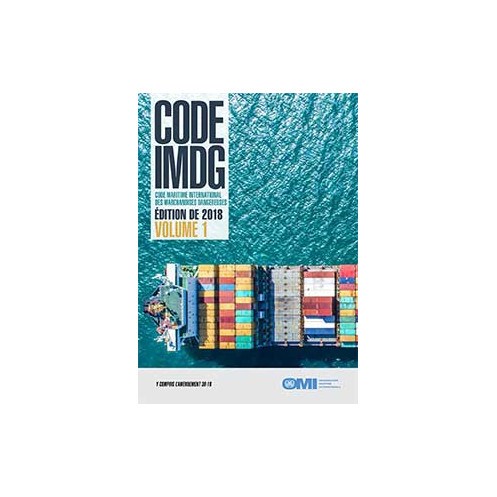 OMI - IMO200F - Code Maritime International des Matières Dangereuse (Code IMDG) y compris l'amendement 41-22 2022 (2 volumes)