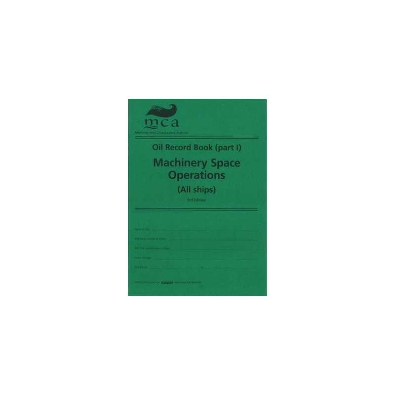 KH Charts - LBK0150 - Oil Record Book Part 1: machinery space operations (all Ships)