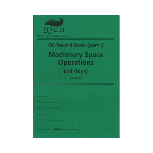 KH Charts - LBK0150 - Oil Record Book Part 1: machinery space operations (all Ships)