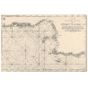 Carte marine ancienne - 0077-WN - Carte de la côte et des îles des environs de Marseille (1792)