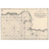 Reproduction carte marine ancienne - 0077-WN - Carte de la côte et des îles des environs de Marseille (1792) - 65 x 50 cm