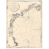 Carte marine ancienne - 0080-WN - Carte réduite des côte de France sur la Méditerranée. Depuis le cap de Creux jusqu'aux Bouches