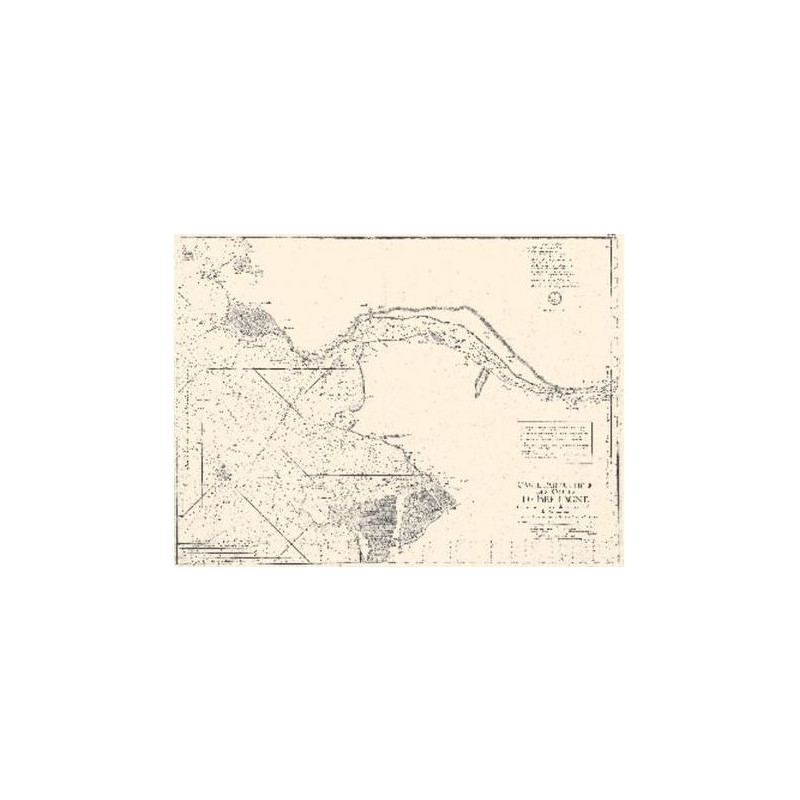 Carte marine ancienne - 0064-WN - 8e carte particulière des costes de Bretagne qui comprend l'entrée de la Loire et l'Isle de No