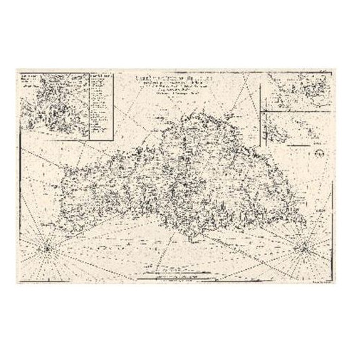 Carte marine ancienne - 0071-WN - Carte de l’Isle de Belle-Isle (1761)