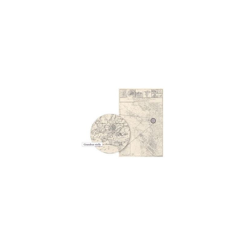 Reproduction carte marine ancienne - 0072-WN - Carte des Isles de Ré et d?Olleron (1750) - 65 x 50 cm