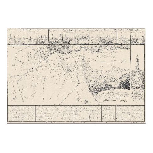 Reproduction carte marine ancienne - 0073-WN - Entrée de la rivière de Bordeaux (1776) - 65 x 50 cm