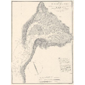 Shom - 0075-WN - Plan du Bassin d'Arcachon (1817) - 65 x 50 cm