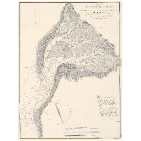 Reproduction carte marine ancienne - 0075-WN - Plan du Bassin d'Arcachon (1817) - 65 x 50 cm