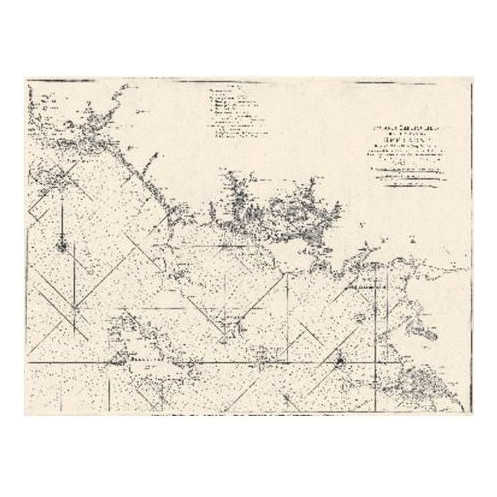 Carte marine ancienne - 0079-WN - 7e carte particulière des costes de Bretagne - depuis l’Isle de Groa jusqu’au Croisic (1693)