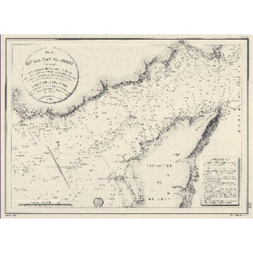Reproduction carte marine ancienne - 0062-WN - Plan du goulet de Brest (1816) - 65 x 50 cm