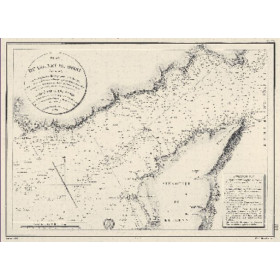 Shom - 0062-WN - plan de goulet de Brest (1816) - 65 x 50 cm