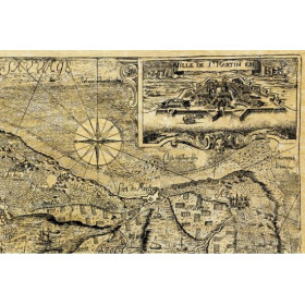 Shom - 0061-WN - 5e carte particulière des costes de Bretagne contenant les environs de la Rade de Brest (1693)