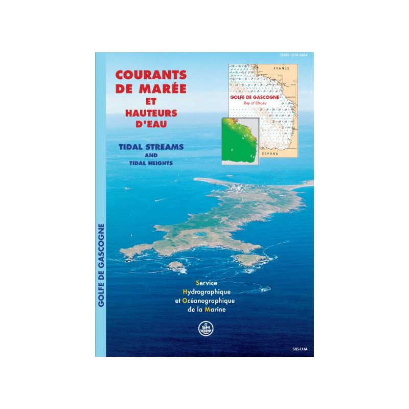 Shom - 565-UJA - Courant de marée : Golfe de Gascogne