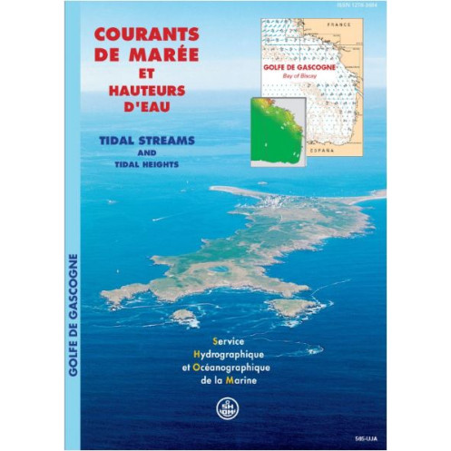 Shom - 565-UJA - Courant de marée : Golfe de Gascogne